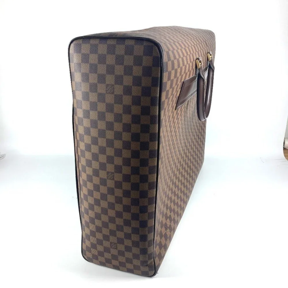 LOUIS VUITTON Brown Damier Canvas Boston Bag - Picture 3 of 16